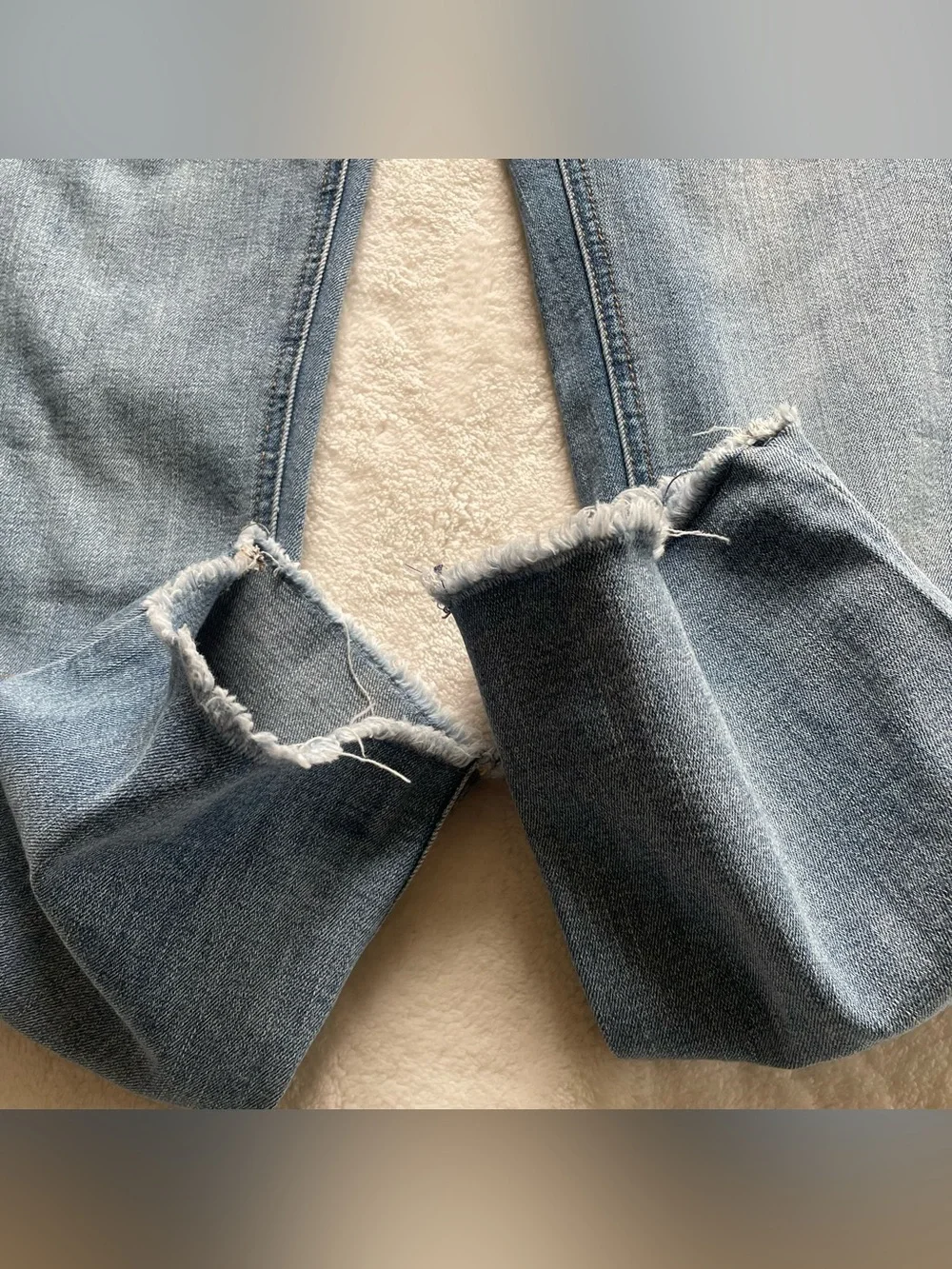 Seven7 Jeans Ankle Cropped Denim Jeans size 6 - Picture 5 of 12